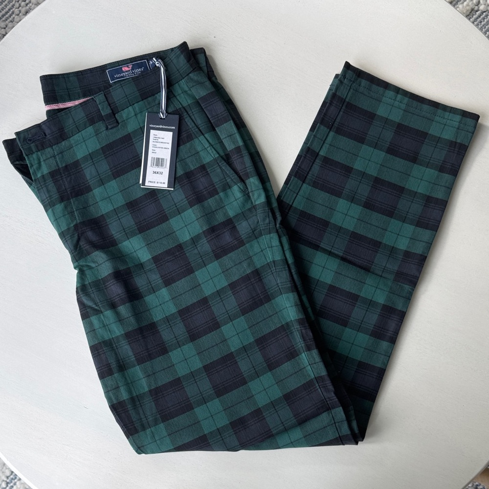 Vineyard Vines Men's Blackwatch Breaker Pant NWT
